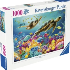 Ravensburger pussel Kattungar, Havssköldpaddor, 1000 brickor, 1 förp.