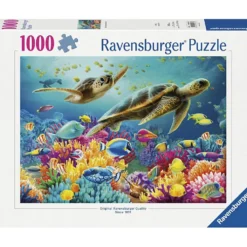 Ravensburger pussel Kattungar, Havssköldpaddor, 1000 brickor, 1 förp.