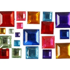 Rhinestones, stl. 4-10 mm, 1300 st./ 1 förp.