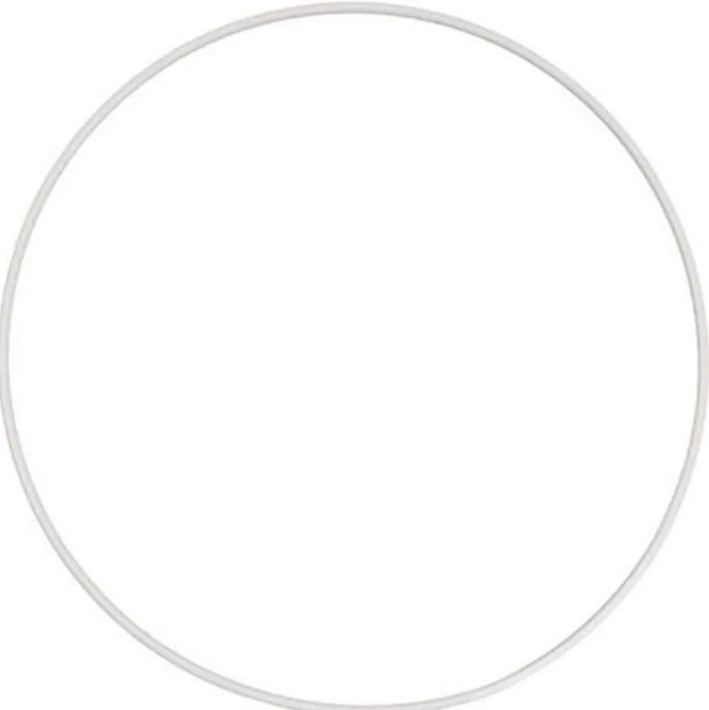 Ring i metall, Dia. 18 cm, tjocklek 3 mm, 1 st.