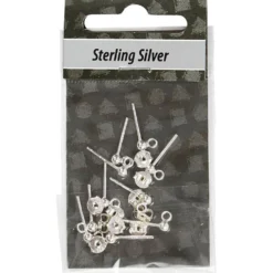 Öronstickare, L: 13 mm, silver, 10 st./ 1 förp.