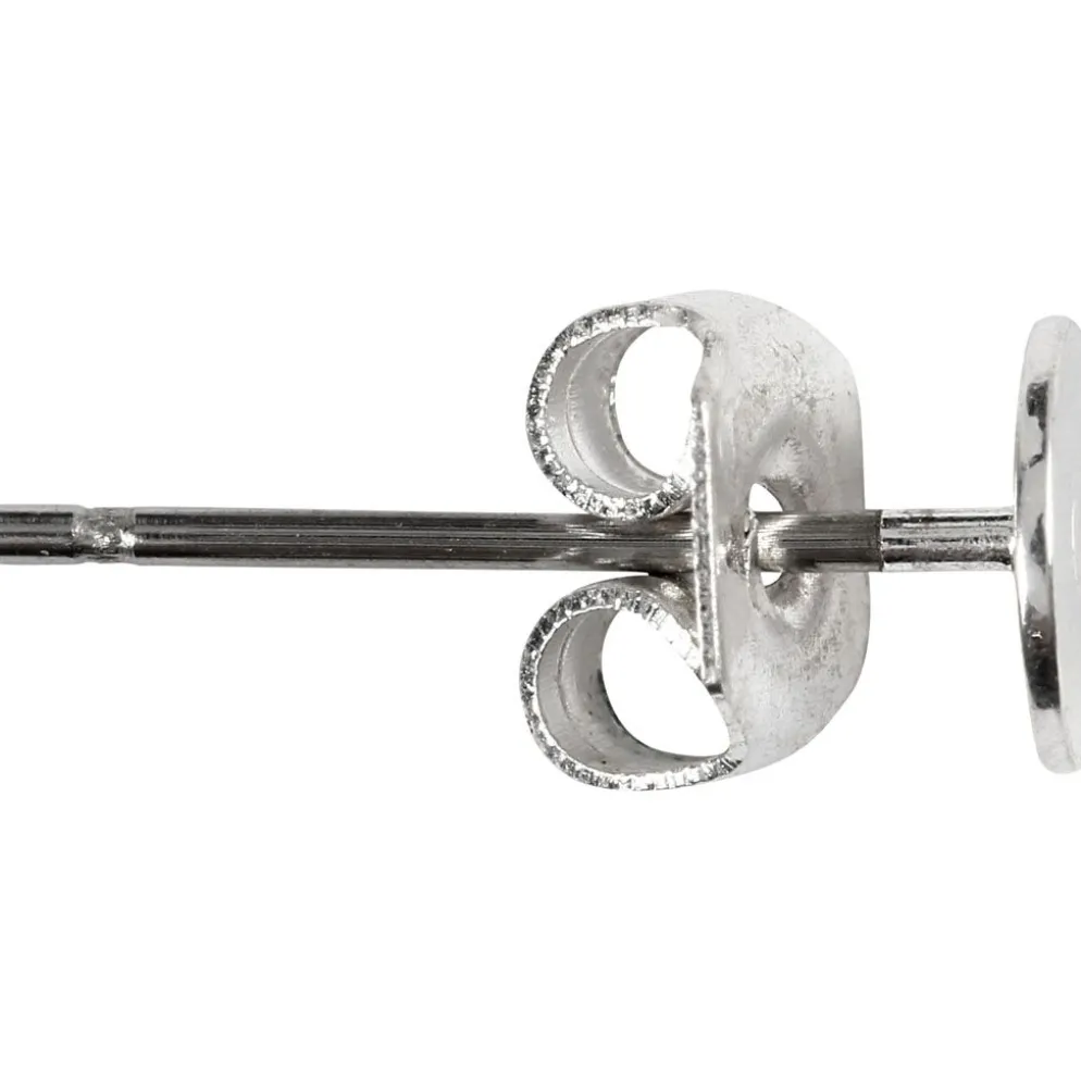 Öronstift, L: 13 mm, försilvrad, 10 st./ 1 förp.