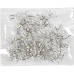 Öronstift, L: 13 mm, försilvrad, 100 st./ 1 förp.
