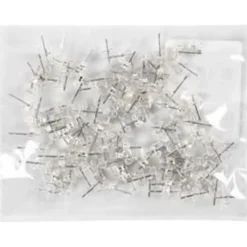 Öronstift, L: 13 mm, försilvrad, 100 st./ 1 förp.