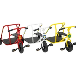 ROSE HERO cykeltaxibilar, Ambulans, brandbil och polis, H: 60 cm, L: 98 cm, B: 60 cm, 3 st./ 1 förp.