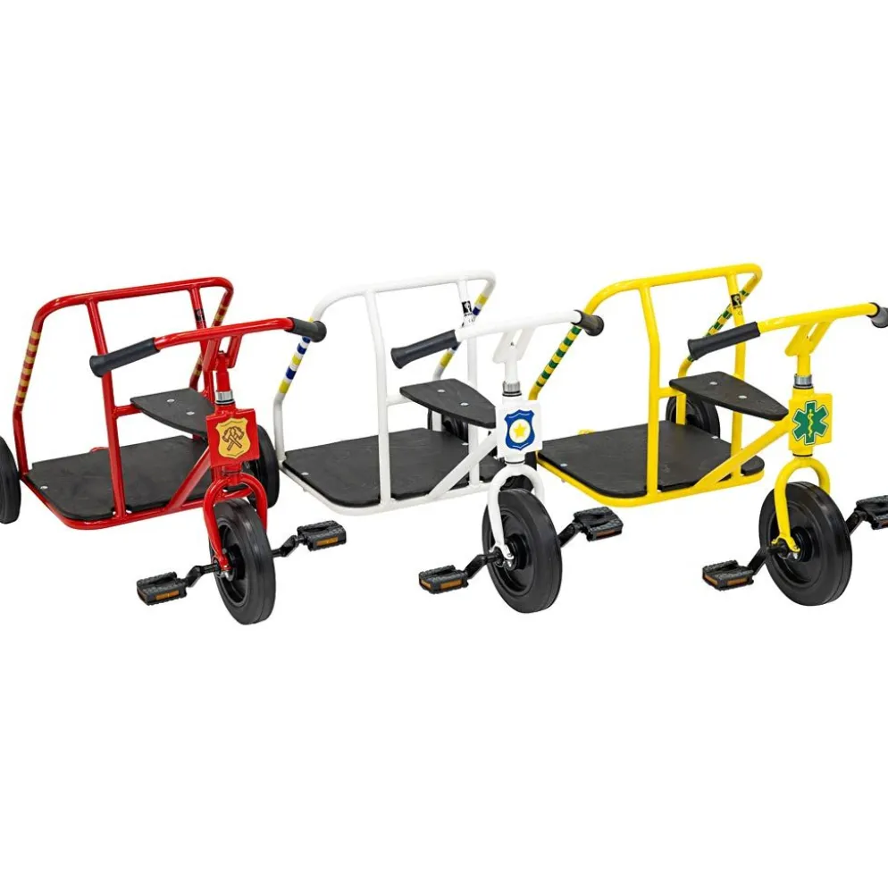 ROSE HERO cykeltaxibilar, Ambulans, brandbil och polis, H: 60 cm, L: 98 cm, B: 60 cm, 3 st./ 1 förp.