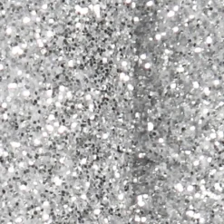 Rosetter, stl. 31x85 mm, silverglitter, 4 st./ 1 förp.