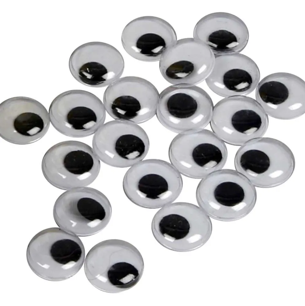 Rörliga Ögon, ej självhäftande, Dia. 14 mm, 30 st./ 1 förp.