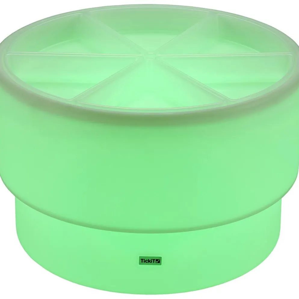 Runt ljusbord med sorteringscirkel, H: 45 cm, B: 69 cm, 7 delar/ 1 förp.