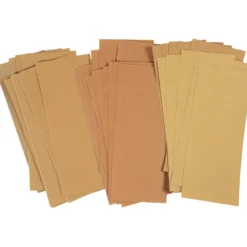 Sandpapper, 80+120+150, stl. 11,5x27,5 cm, 30 ark/ 1 förp.