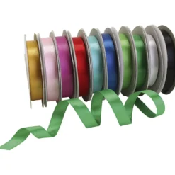 Satinband, B: 10 mm, 10 m/ 1 förp.