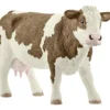 Schleich Bondgårdsdjur, Simmental-ko, stl. 13x4x7,7 cm, 1 st.