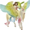 Schleich Älvor och féer, Fen Surah på glittrande Pegasus, H: 14 cm, L: 14 cm, B: 19 cm, 1 st.
