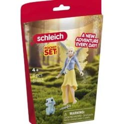 Schleich Älvor och féer, Magisk djurvård, 4 delar/ 1 förp.