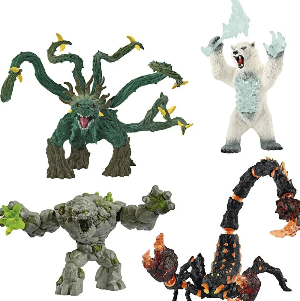 Schleich Monster, H: 18-22 cm, 4 st./ 1 set