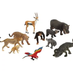 Schleich Vilda djur, Innehållet kan variera , 10 delar/ 1 set