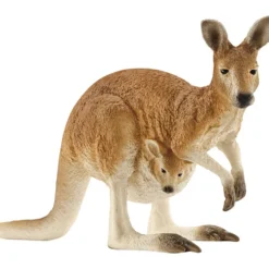 Schleich Vilda djur, Känguru, H: 12 cm, L: 7 cm, B: 3,6 cm, 1 st.