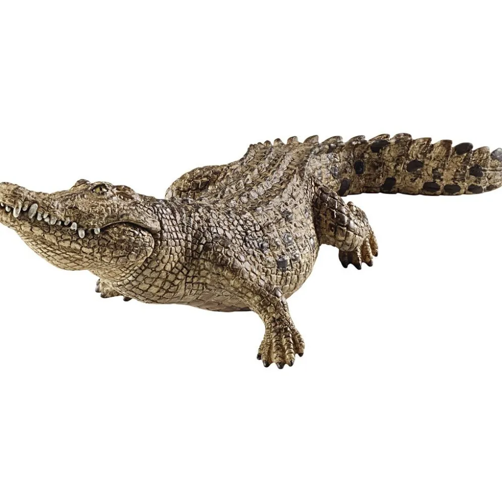 Schleich Vilda djur, Krokodil, stl. 5,2x18x6,7 cm, 1 st.