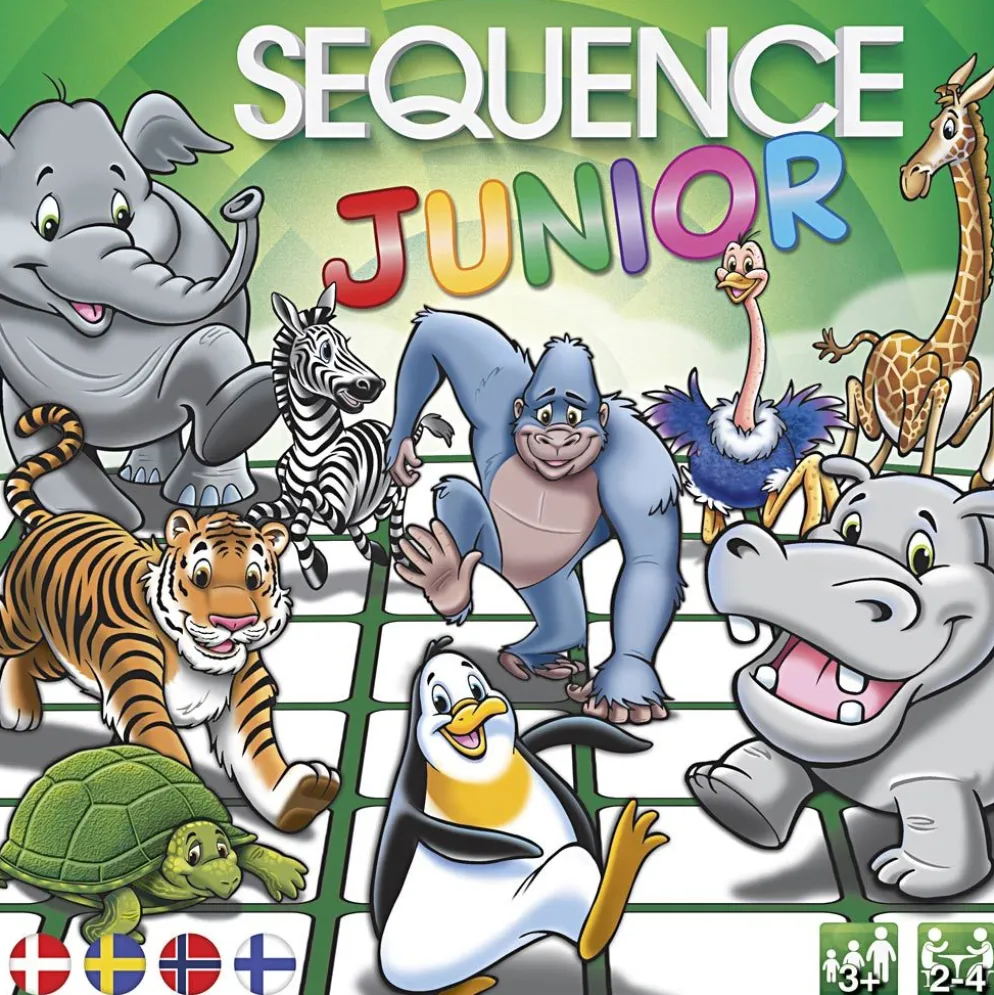 Sequence Junior, DK,NO,SE,FI, 1 förp., Dansk text,Norsk text,Svensk text,Finska text