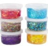 Sequin Clay, blå/grön harmoni, lila/pink harmoni, 6x60 g/ 1 förp.