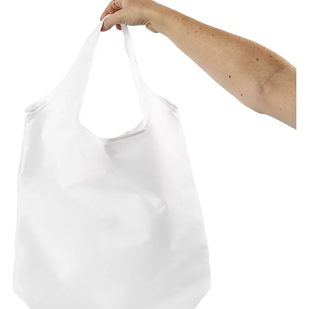 Shopping bag, stl. 37x37 cm, vit, 1 st.