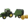 Siku traktor med halmpress, stl. 13 cm, 1 st.