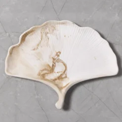 Silikonform, Gingkoblad, H: 1,5 cm, L: 18,5 cm, B: 14,8 cm, 1 st.