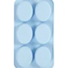 Silikonform, H: 2,4 cm, L: 7,7 cm, B: 6 cm, 6x100 ml, 1 st.
