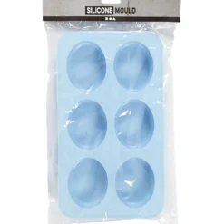 Silikonform, H: 2,4 cm, L: 7,7 cm, B: 6 cm, 6x100 ml, 1 st.
