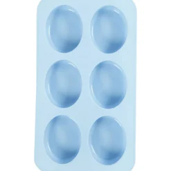 Silikonform, H: 2,4 cm, L: 7,7 cm, B: 6 cm, 6x100 ml, 1 st.