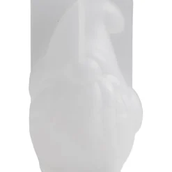 Silikonform, Jultomte, H: 10 cm, B: 6,5 cm, matt transparenta, 1 st./ 1 förp.