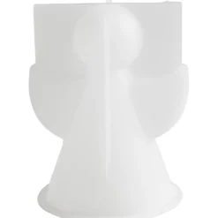 Silikonform, ängel, H: 9,5 cm, B: 7 cm, matt transparenta, 1 st./ 1 förp.
