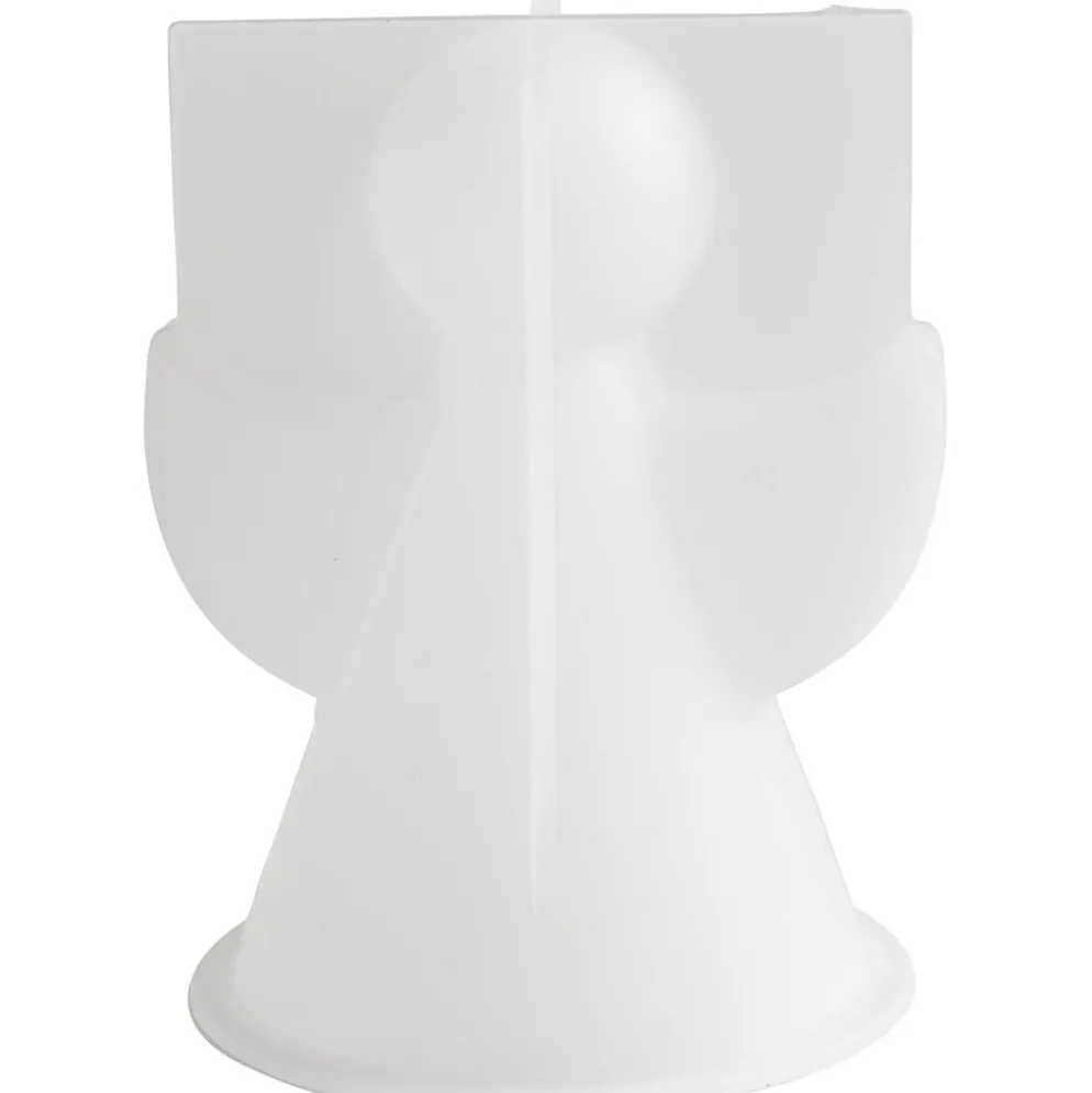 Silikonform, ängel, H: 9,5 cm, B: 7 cm, matt transparenta, 1 st./ 1 förp.