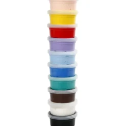 Silk Clay®, Basic 1, mixade färger, 10x40 g/ 1 förp.