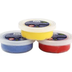 Silk Clay®, blå, röd, gul, 3x14 g/ 1 förp.
