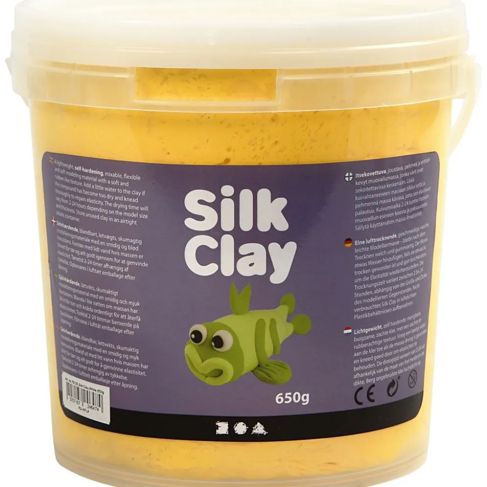 Silk Clay®, gul, 650 g/ 1 hink