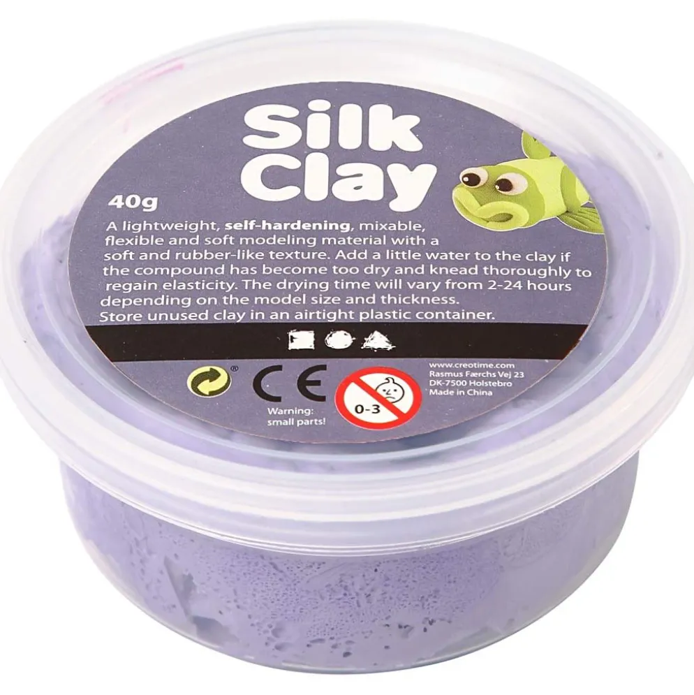 Silk Clay®, lila, 40 g/ 1 burk