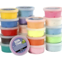 Silk Clay®, mixade färger, 20x40 g/ 1 förp.