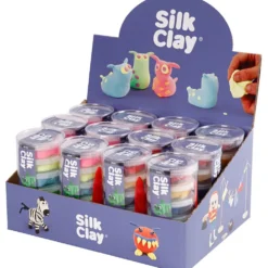 Silk Clay®, neonfärger, standardfärger, 12 set/ 1 förp.