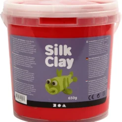 Silk Clay®, röd, 650 g/ 1 hink
