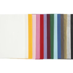 Silkespapper, ark 50x70 cm, 17 g, mixade färger, 15x2 ark, 30 ark/ 1 förp.