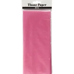 Silkespapper, ark 50x70 cm, 17 g, rosa, 10 ark/ 1 förp.