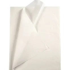 Silkespapper, ark 50x70 cm, 17 g, vit, 10 ark/ 1 förp.