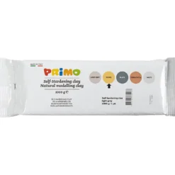 Självhärdande Lera, gulockra, 12x1000 g/ 1 förp.