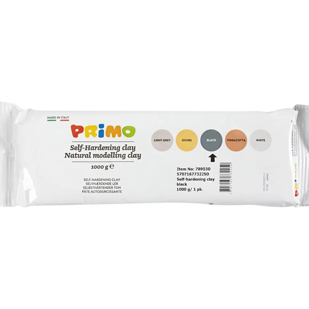 Självhärdande Lera, svart, 1000 g/ 1 förp.