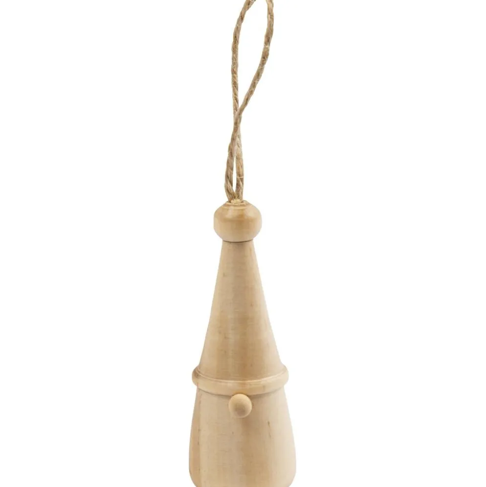 Skandinavisk tomtenisse, H: 6 cm, Dia. 2,5 cm, 1 st.