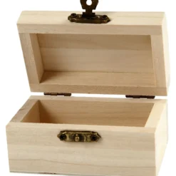 Skattkista/smyckeskrin, D: 4,9 cm, L: 9 cm, B: 5,2 cm, 10 st./ 1 förp.