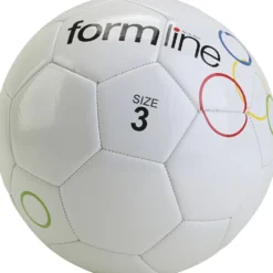 Skolgårdsfotboll, nr. 3, vit, 1 st.