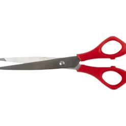Skolsax, L: 16 cm, spetsig, vänster, röd, 24 st./ 1 förp.