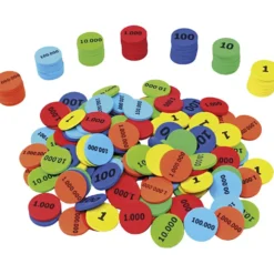 Skumgummimynt, 280 st./ 1 set